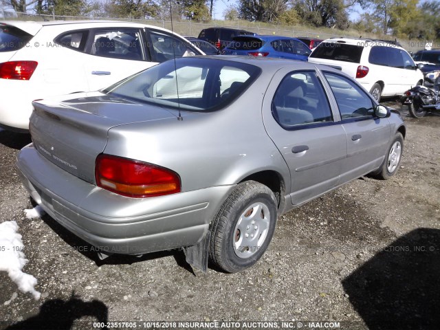 1B3EJ46X0VN572180 - 1997 DODGE STRATUS GRAY photo 4