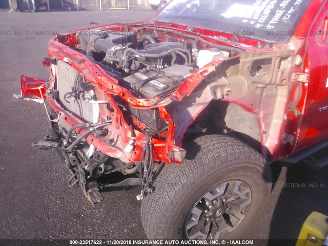 3TMCZ5AN0GM022453 - 2016 TOYOTA TACOMA DBL CAB/SR/SR5/TRD SPT/OR ORANGE photo 6