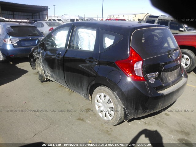 3N1CE2CPXFL359566 - 2015 NISSAN VERSA NOTE S/S PLUS/SV/SL/SR BLACK photo 3