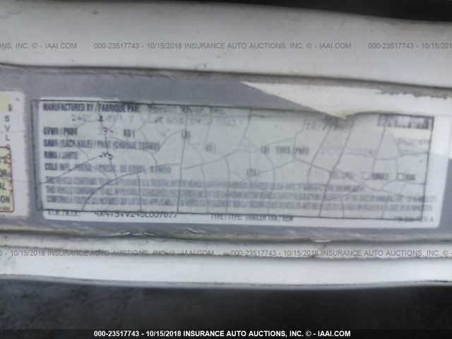 4X4TSVV246L007677 - 2006 FOREST RIVER SURVEYOR  白色 照片 9