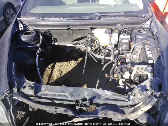 1G1ZC5EB4A4130887 - 2010 CHEVROLET MALIBU 1LT BLUE photo 10