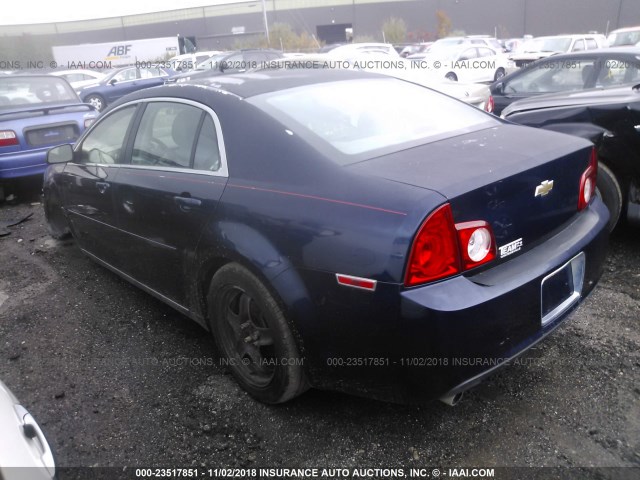 1G1ZC5EB4A4130887 - 2010 CHEVROLET MALIBU 1LT BLUE photo 3