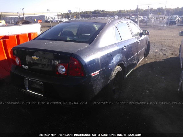 1G1ZC5EB4A4130887 - 2010 CHEVROLET MALIBU 1LT BLUE photo 4