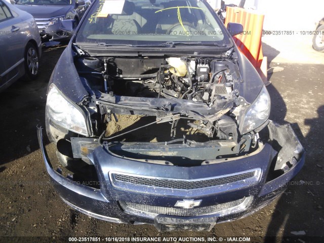 1G1ZC5EB4A4130887 - 2010 CHEVROLET MALIBU 1LT BLUE photo 6