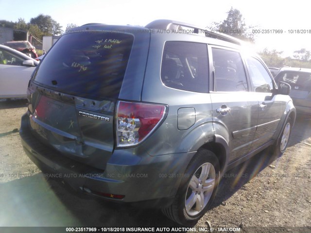 JF2SH64679H753026 - 2009 SUBARU FORESTER 2.5X LIMITED GRAY photo 4