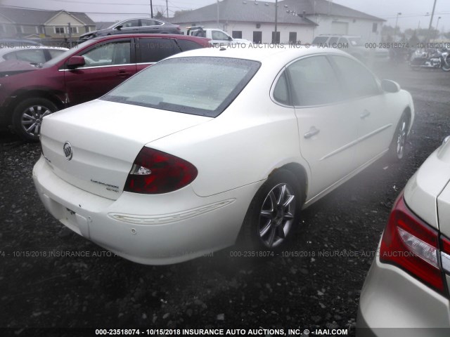 2G4WE537251233449 - 2005 BUICK LACROSSE CXS WHITE photo 4