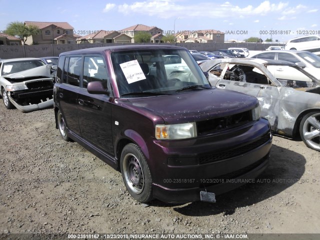 JTLKT324964054033 - 2006 TOYOTA SCION XB Bənövşəyi foto 1
