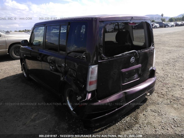 JTLKT324964054033 - 2006 TOYOTA SCION XB Bənövşəyi foto 3