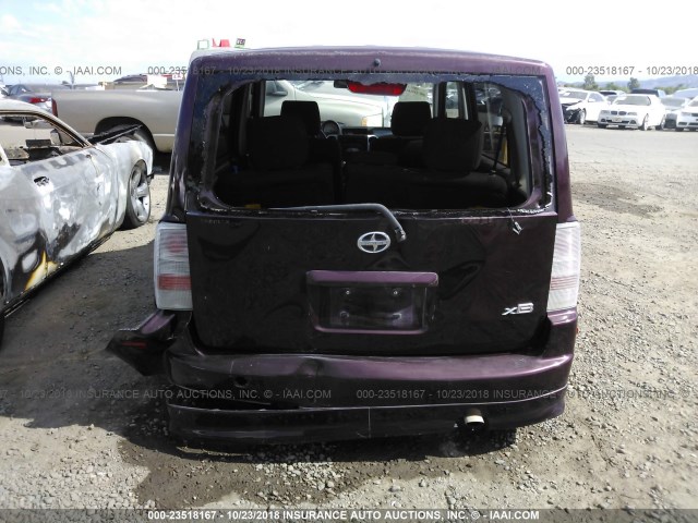 JTLKT324964054033 - 2006 TOYOTA SCION XB Bənövşəyi foto 6