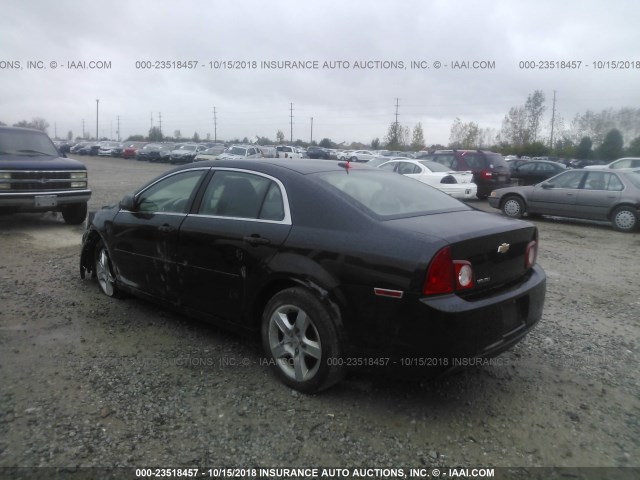 1G1ZB5E18BF220835 - 2011 CHEVROLET MALIBU LS 黑色 照片 3