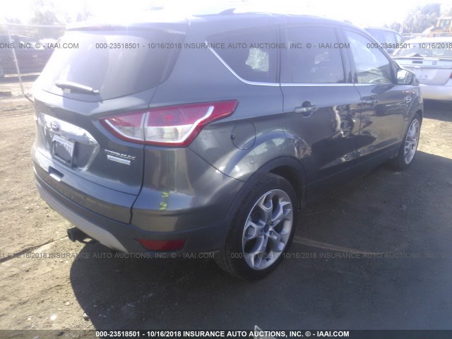 1FMCU0J99FUC22869 - 2015 FORD ESCAPE TITANIUM GRAY photo 4