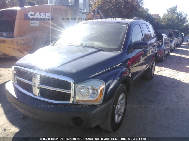 1D4HB38N65F624701 - 2005 DODGE DURANGO ST BLUE photo 2