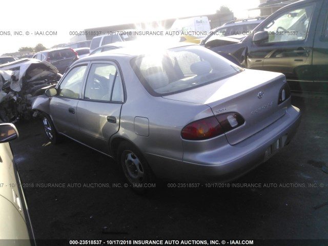 1NXBR12E8YZ320678 - 2000 TOYOTA COROLLA VE/CE/LE TAN photo 3