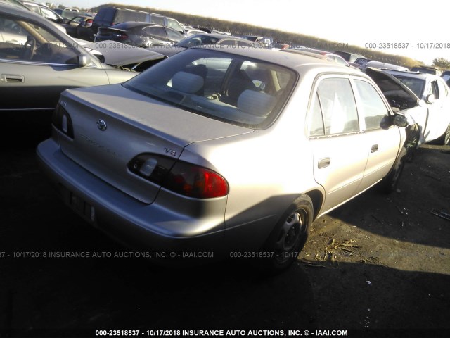 1NXBR12E8YZ320678 - 2000 TOYOTA COROLLA VE/CE/LE TAN photo 4
