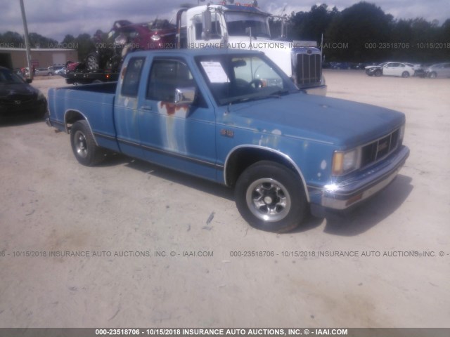 1GTCS19R1K2543587 - 1989 GMC S TRUCK S15 Light Blue photo 1