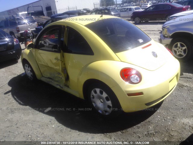 3VWPG3AG2AM013562 - 2010 VOLKSWAGEN NEW BEETLE 黄色 照片 3