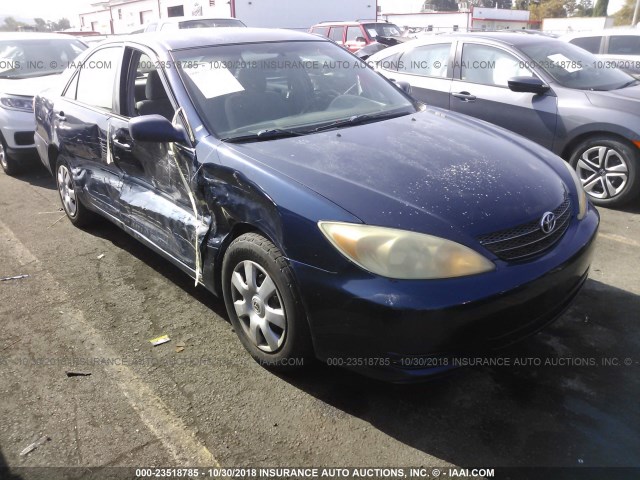 4T1BE32K44U373837 - 2004 TOYOTA CAMRY LE/XLE/SE BLUE photo 1