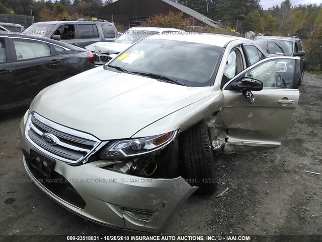 1FAHP2FW6BG128023 - 2011 FORD TAURUS LIMITED TAN photo 2