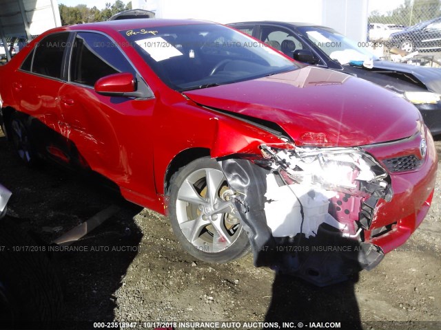 4T1BF1FK4EU771224 - 2014 TOYOTA CAMRY L/SE/LE/XLE RED photo 6