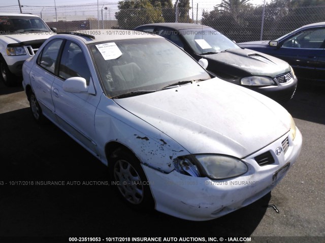 KMHJF35F8YU014584 - 2000 HYUNDAI ELANTRA GLS WHITE photo 1