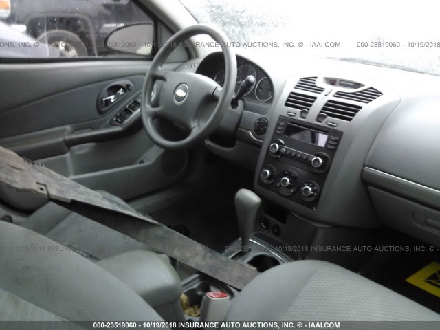 1G1ZS57N37F235024 - 2007 CHEVROLET MALIBU LS ნაცრისფერი ფოტო 5