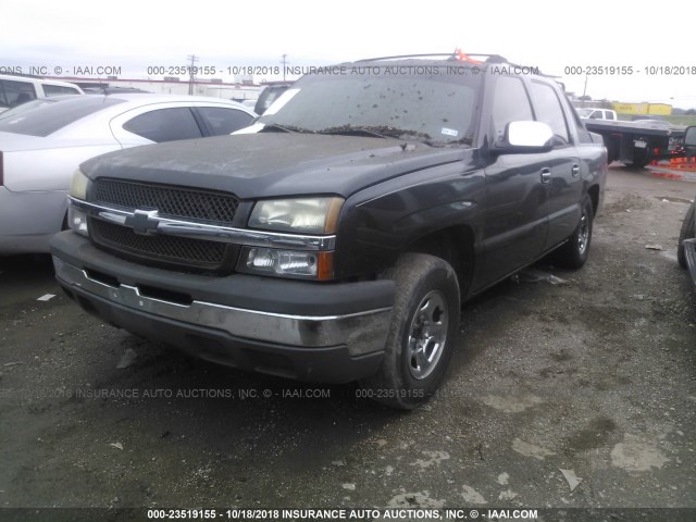 3GNEC12Z15G130216 - 2005 CHEVROLET AVALANCHE C1500 BLACK photo 2