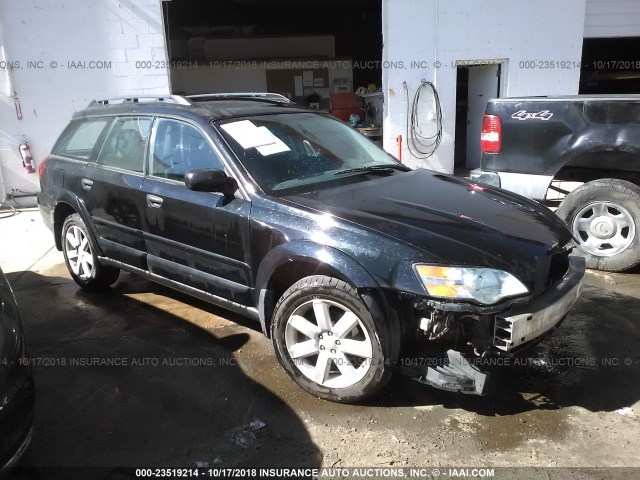 4S4BP61C777343210 - 2007 SUBARU LEGACY OUTBACK 2.5I BLACK photo 1