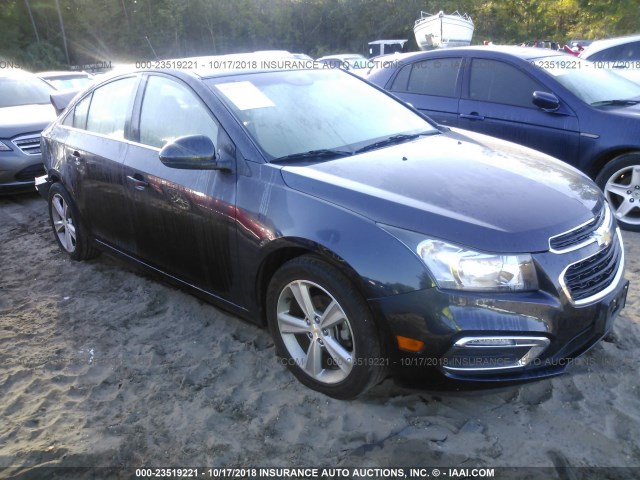 1G1PE5SB8F7163323 - 2015 CHEVROLET CRUZE LT Dark Blue photo 1