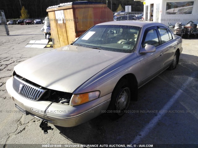 1LNLM97V1VY670863 - 1997 LINCOLN CONTINENTAL  Күміс фото 2