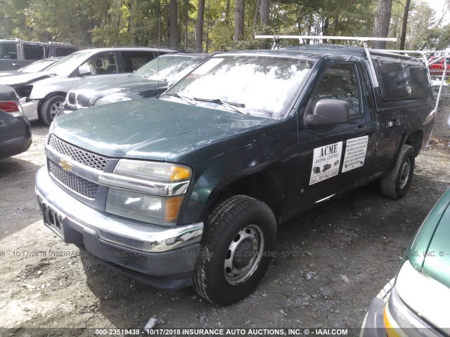 1GBDS14E688220039 - 2008 CHEVROLET COLORADO GREEN photo 2