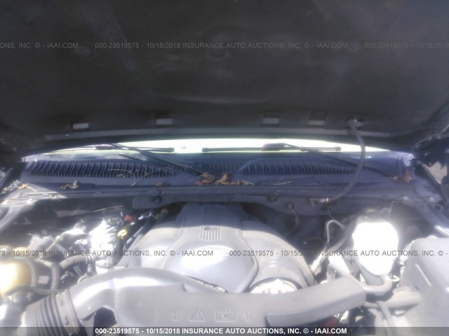 1GKEK63U34J104505 - 2004 GMC YUKON DENALI BLACK photo 10