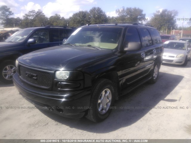 1GKEK63U34J104505 - 2004 GMC YUKON DENALI BLACK photo 2