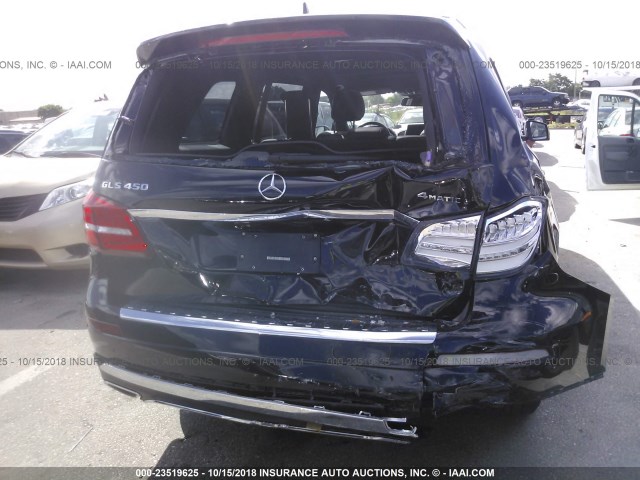 4JGDF6EE3JB041988 - 2018 MERCEDES-BENZ GLS 450 4MATIC BLACK photo 6