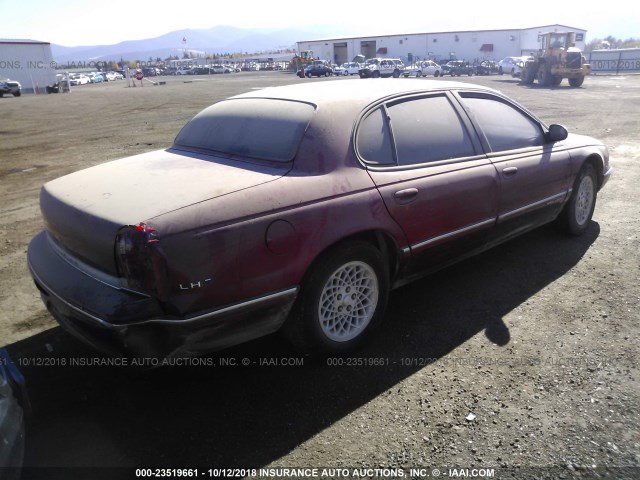 2C3HC56F9VH524483 - 1997 CHRYSLER LHS RED photo 4