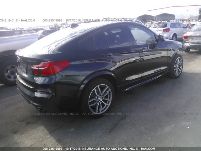 5UXXW7C56J0W65336 - 2018 BMW X4 XDRIVEM40I BLACK photo 4
