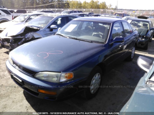 4T1BG12KXTU919554 - 1996 TOYOTA CAMRY DX/LE/XLE BLUE photo 2