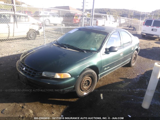 1P3EJ46C4VN599605 - 1997 PLYMOUTH BREEZE GREEN photo 2
