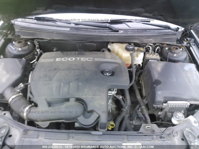 1G2ZF57B984304074 - 2008 PONTIAC G6 VALUE LEADER/BASE BLACK photo 10