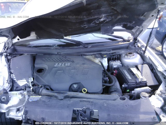 1G8ZS57N17F167601 - 2007 SATURN AURA XE SILVER photo 10