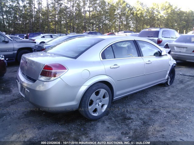 1G8ZS57N17F167601 - 2007 SATURN AURA XE SILVER photo 4