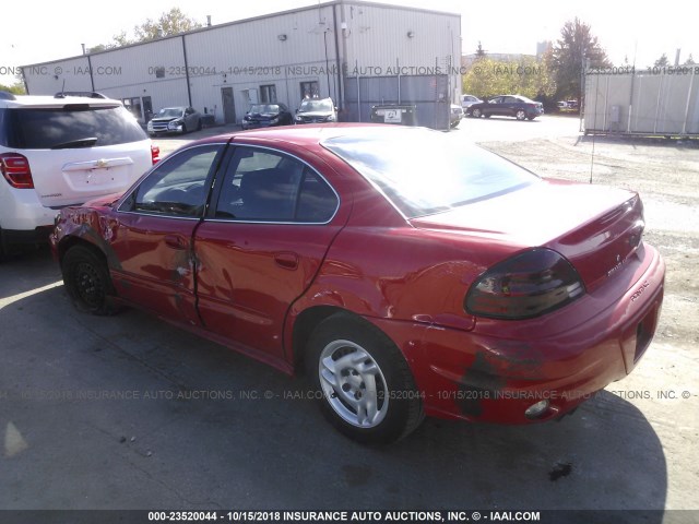 1G2NF52F73C119822 - 2003 PONTIAC GRAND AM SE1 RED photo 3