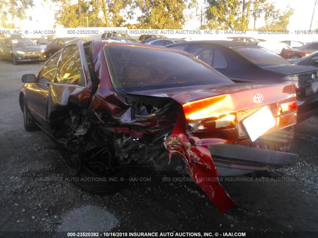 JT2BF28K9X0157764 - 1999 TOYOTA CAMRY LE/XLE 勃艮第红 照片 3