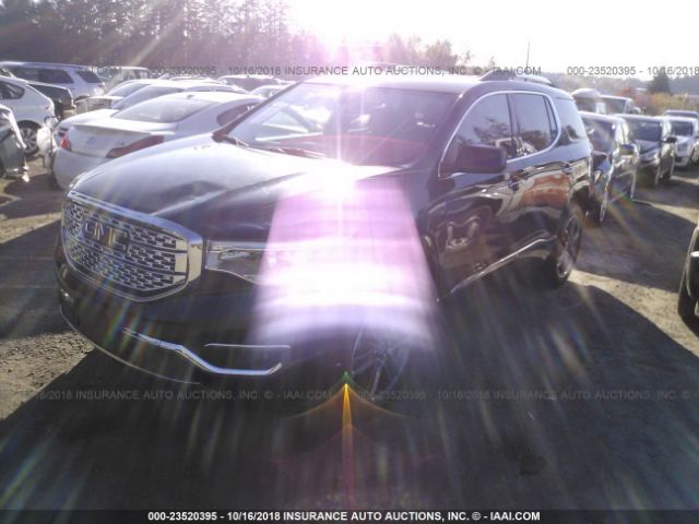 1GKKNXLS0HZ272396 - 2017 GMC ACADIA DENALI BLACK photo 2