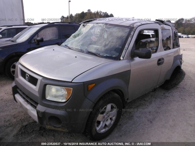 5J6YH18523L019535 - 2003 HONDA ELEMENT EX SILVER photo 2