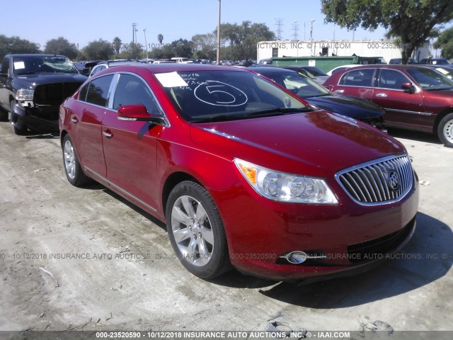 1G4GH5E36DF230423 - 2013 BUICK LACROSSE PREMIUM RED photo 1