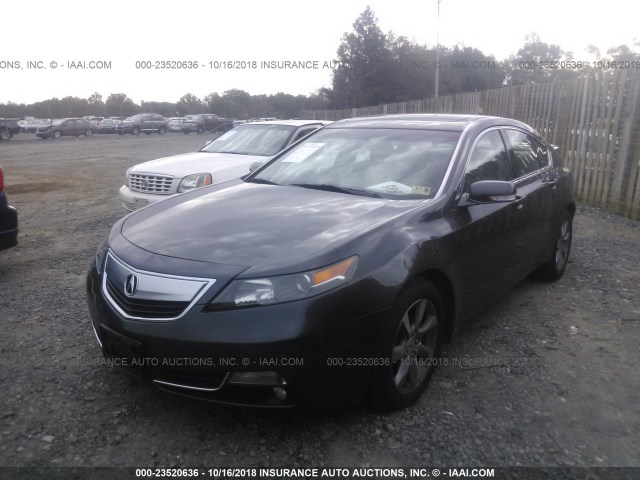 19UUA8F52DA000454 - 2013 ACURA TL TECH BLACK photo 2
