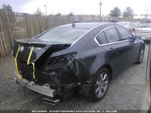 19UUA8F52DA000454 - 2013 ACURA TL TECH BLACK photo 4