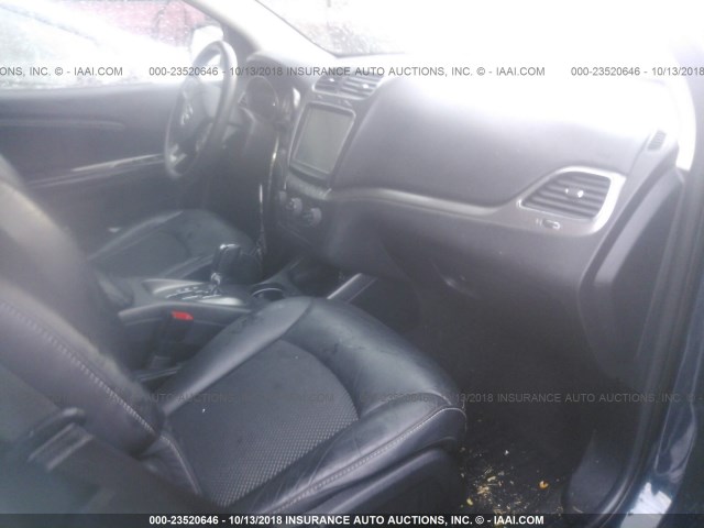 3C4PDDGG0FT593545 - 2015 DODGE JOURNEY CROSSROAD Navy photo 5