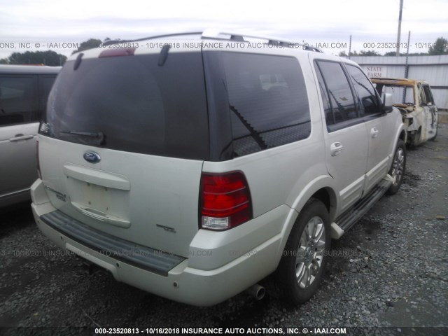 1FMFU19586LA70531 - 2006 FORD EXPEDITION LIMITED WHITE photo 4