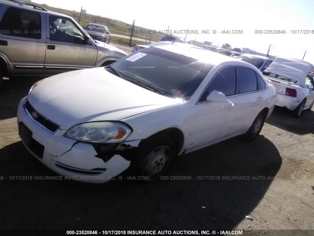 2G1WS551969386833 - 2006 CHEVROLET IMPALA POLICE WHITE photo 2